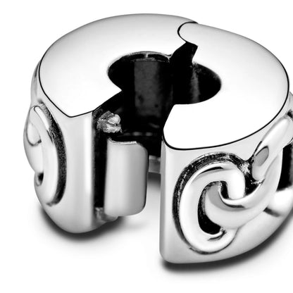 PANDORA Beads Tied hearts clip
