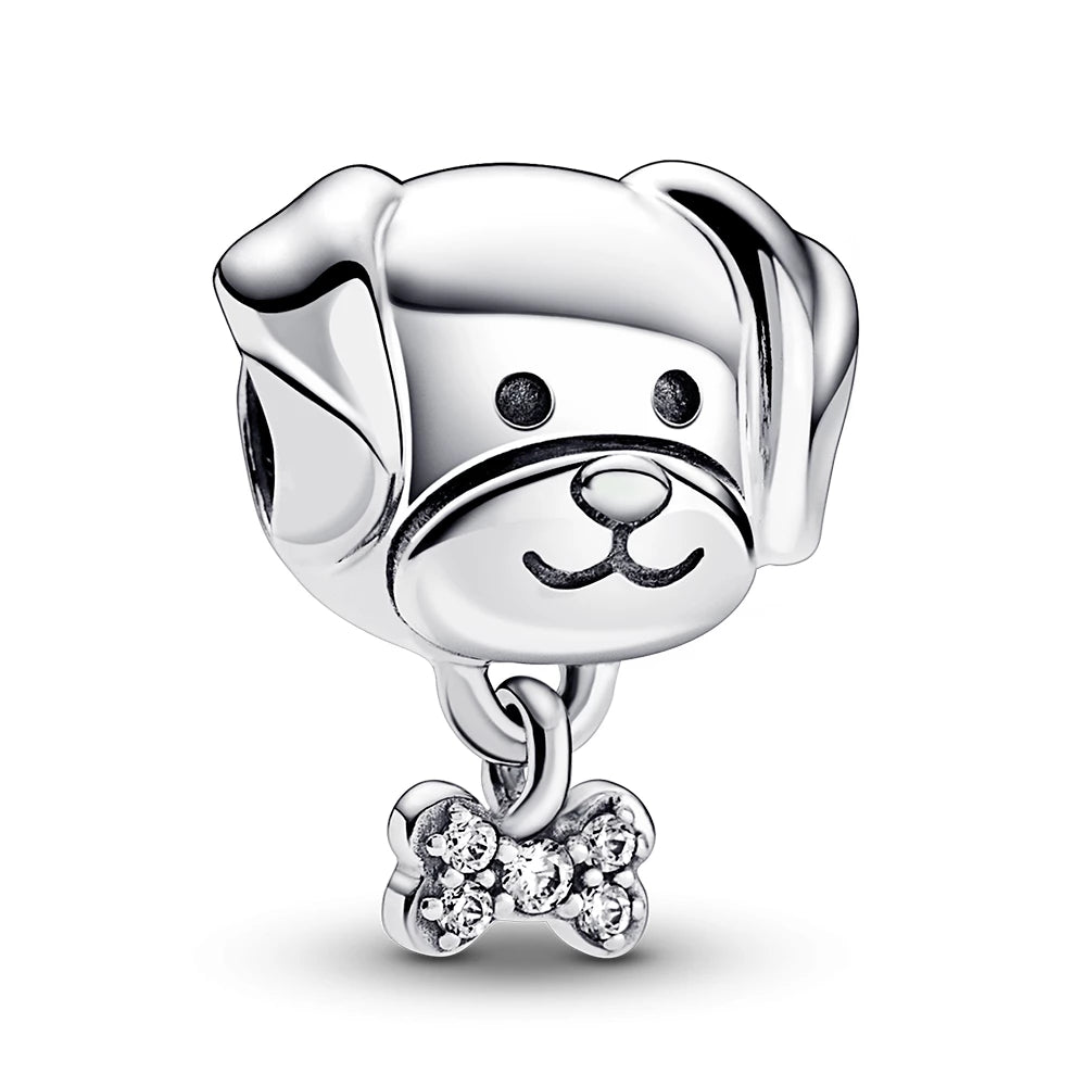 Pet Dog & Bone Charm