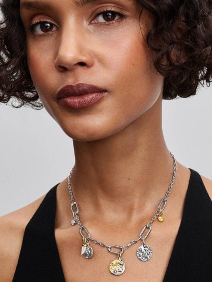 Sun and Moon Medallion Charm