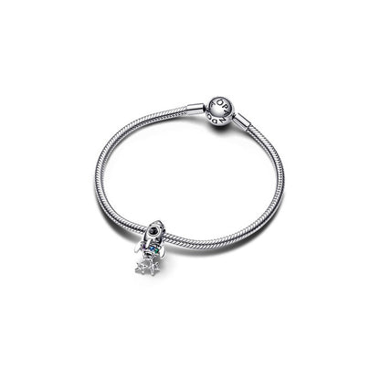 Space Love Rocket Charm