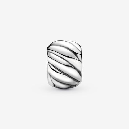 Pandora Polished Feathered Clip Charm