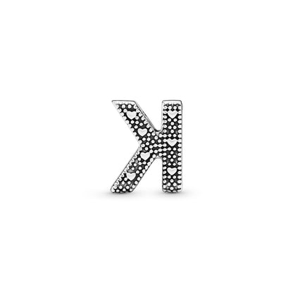Letter k Alphabet Charm