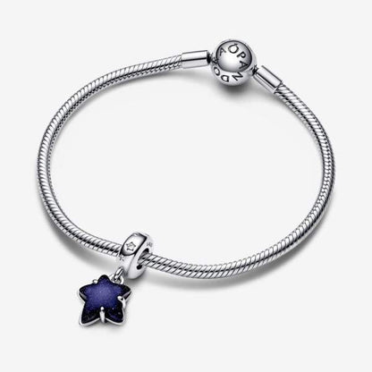 Celestial Galaxy Star Murano Dangle Charm