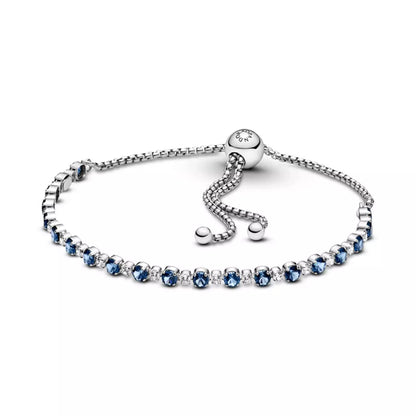 Rhodium plated sterling silver bracelet