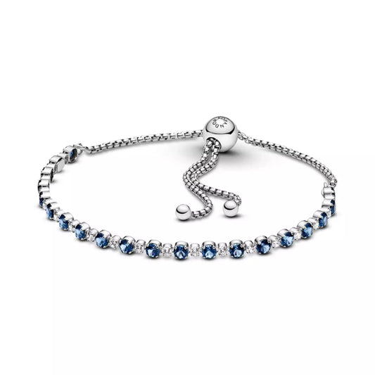 Rhodium plated sterling silver bracelet