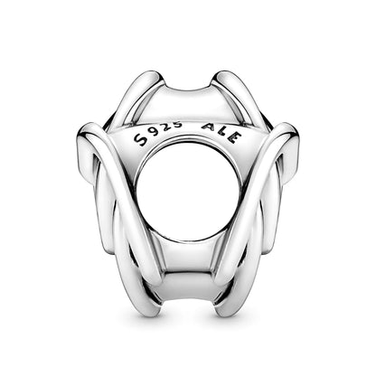 Family Always Encircled Heart Charm