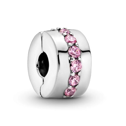 bead Pink glowing path clip