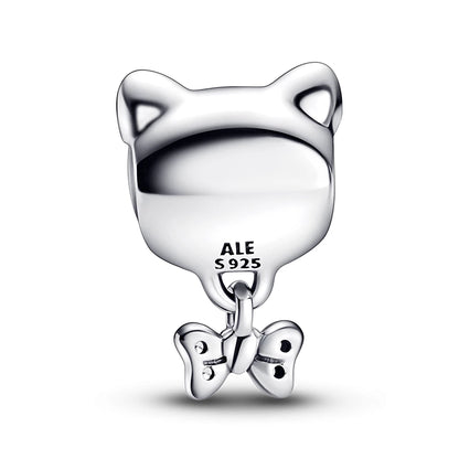 Pet Cat & Bow Charm