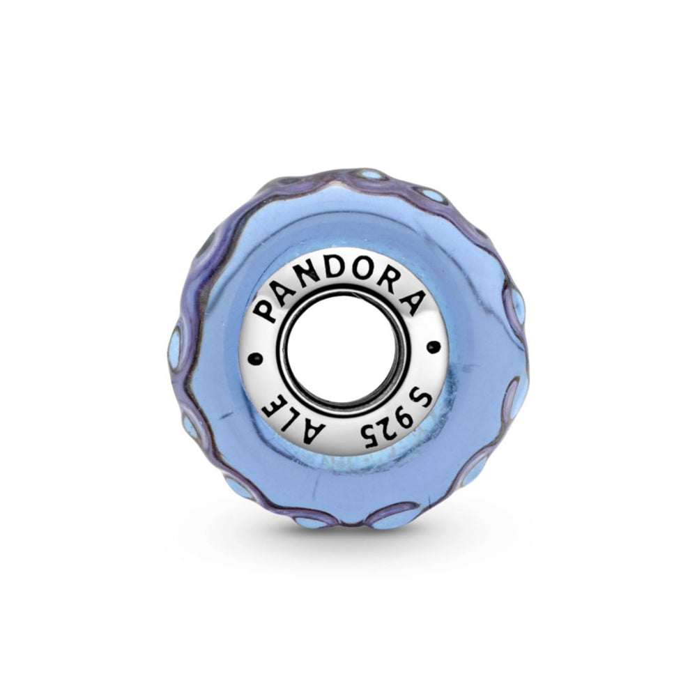 Pandora Moments Lavender Murano Glass Charm Silver