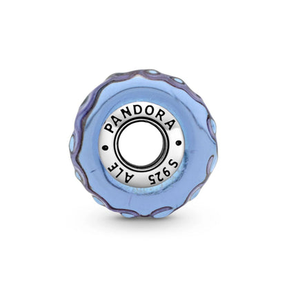 Pandora Moments Lavender Murano Glass Charm Silver