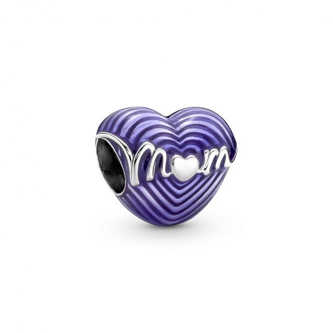 Radiating Love Mum Heart Charm