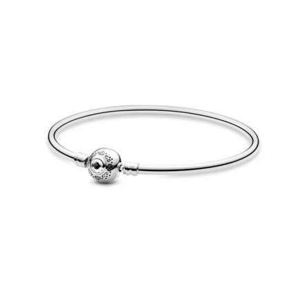 Disney Princess Jasmine & Aladdin Silver Bangle