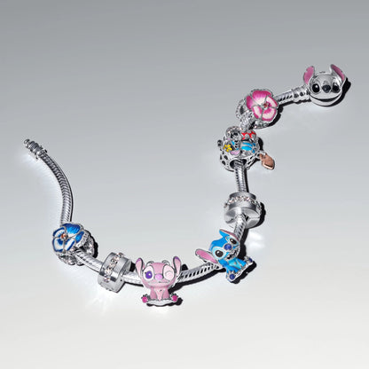 Pandora x Disney Stitch Snake Chain Bracelet