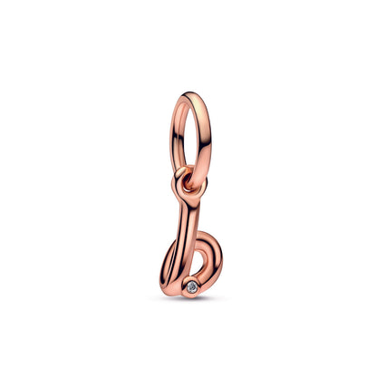 Letter b Script Alphabet Dangle Charm