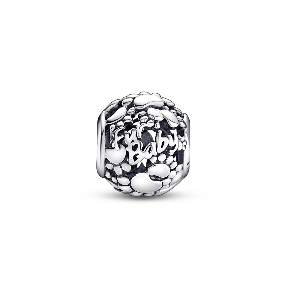 Fur Baby Hearts & Paw Prints Charm
