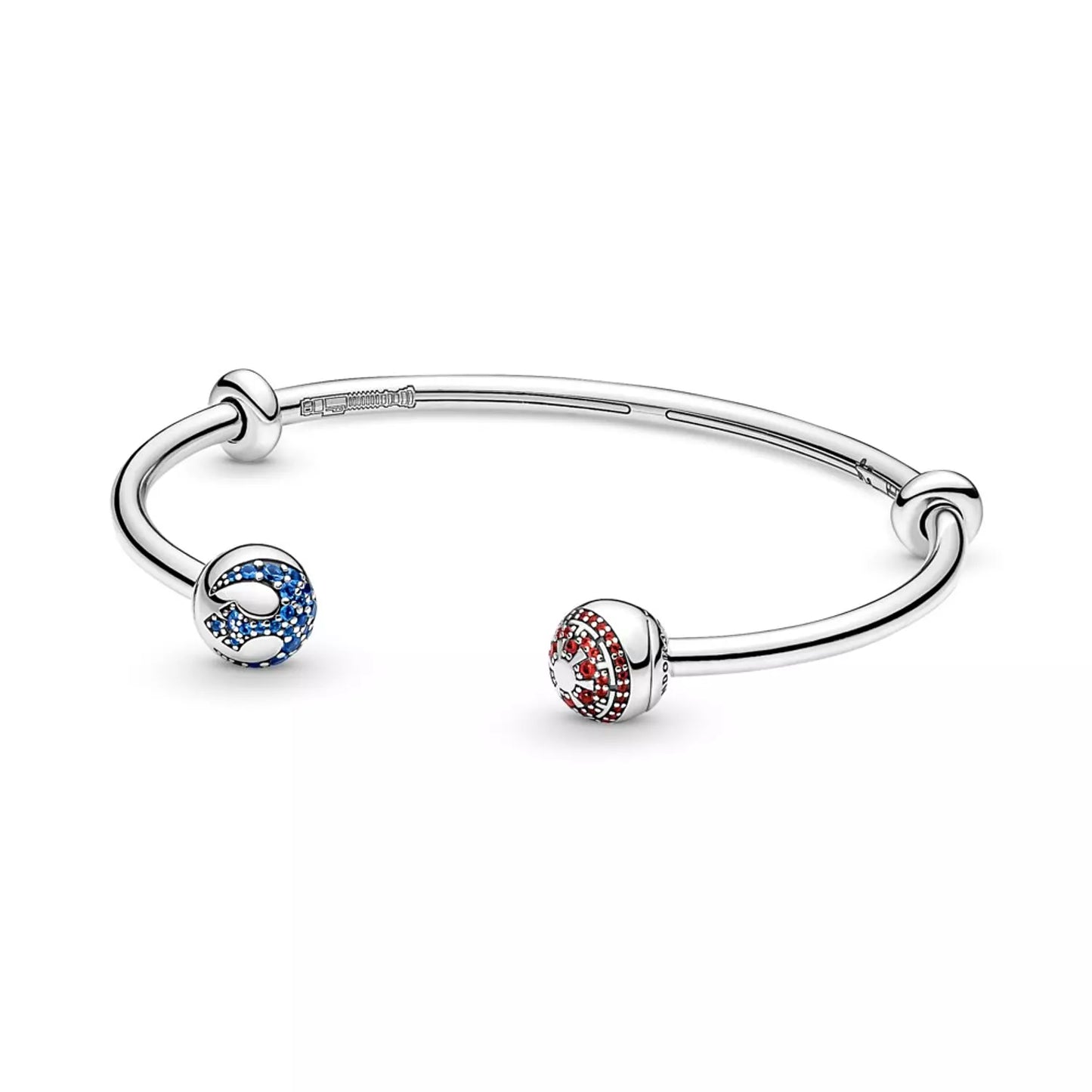 Star Wars sterling silver open bangle bracelet
