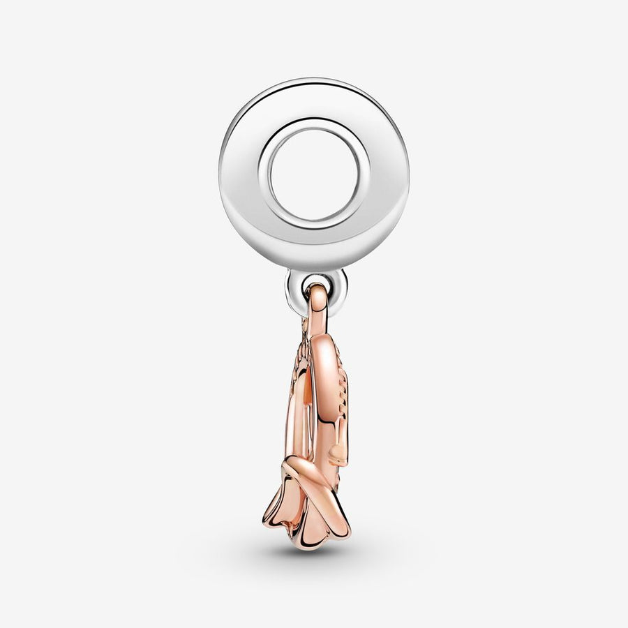 Two-tone Mum Dangle Charm
