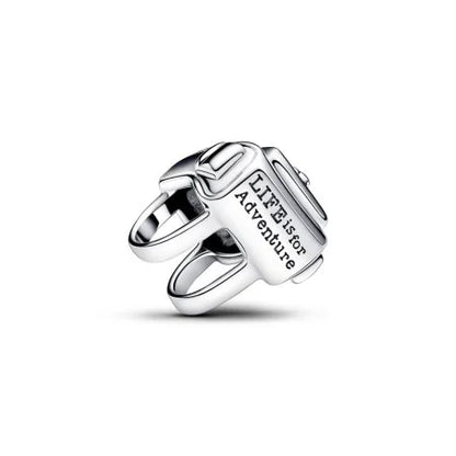 PATIENCE ESSENCE COLLECTION charm in silver with blue lace agate