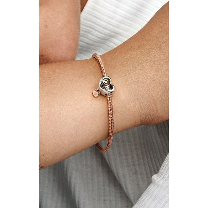 Love You Sister Heart Charm