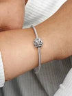 Pendant Bead 925 Sterling Silver All Over Hearts